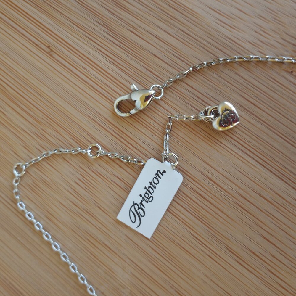 Brighton Spectrum heart necklace with ruby red bar - Picture 10 of 12